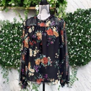 WILFRED floral blouse MEDIUM